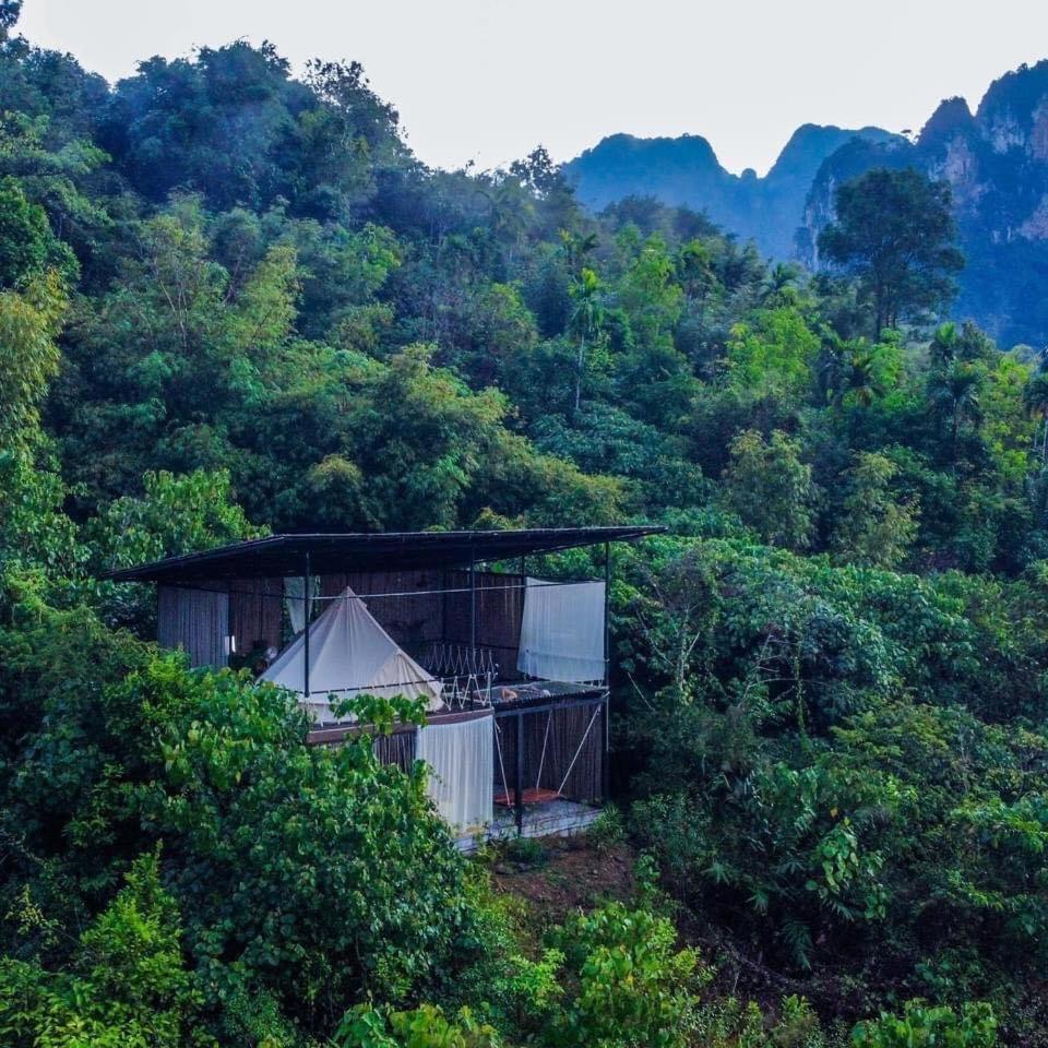 Tanoshi Glamping In Khao Sok Hotel Khao Sok National Park Kültér fotó